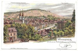 Winterthur (ZH) Lindberg - Schlumpf-Litho No 2214 - 1901