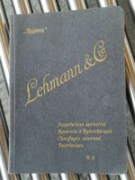 Antiker Katalog Lehmann & Cie Zürich Bäder & Grand Hotels
