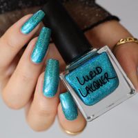 Lurid Lacquer - Turquoise Blau Holo Nagellack