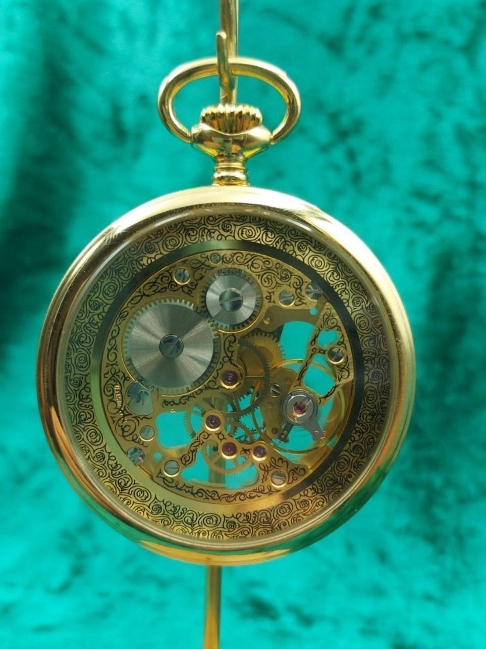 Orologi: Vintage, skelettierte Taschenuhr – Usato da Bassersdorf venduto da antik_leo 3