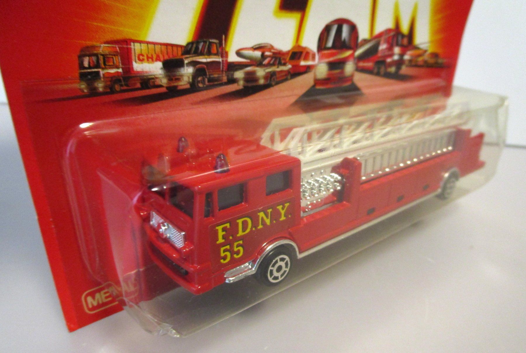 Majorette Modellini d'auto: MAJORETTE POMPIER GRANDE ÉCHELLE 1991 – Nuovo e nell'imballaggio originale da Chêne-Bourg venduto da breno56 4