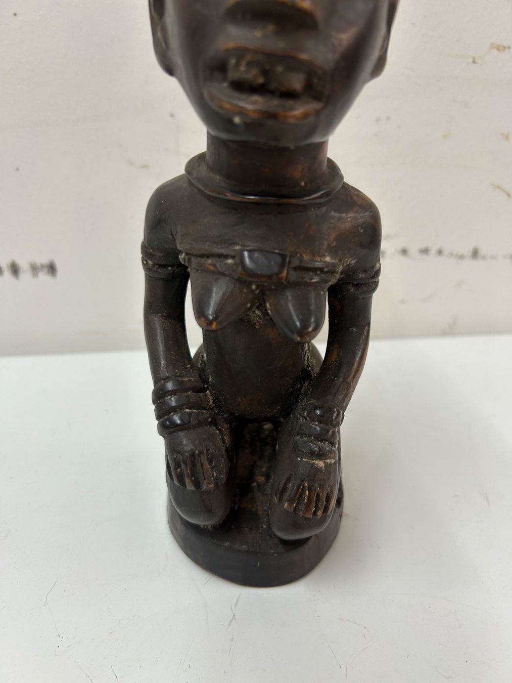 Figuren: antike afrikanische Holz-Figur Luba Alter unbekannt – Gebraucht aus Zürich von Levelart 2