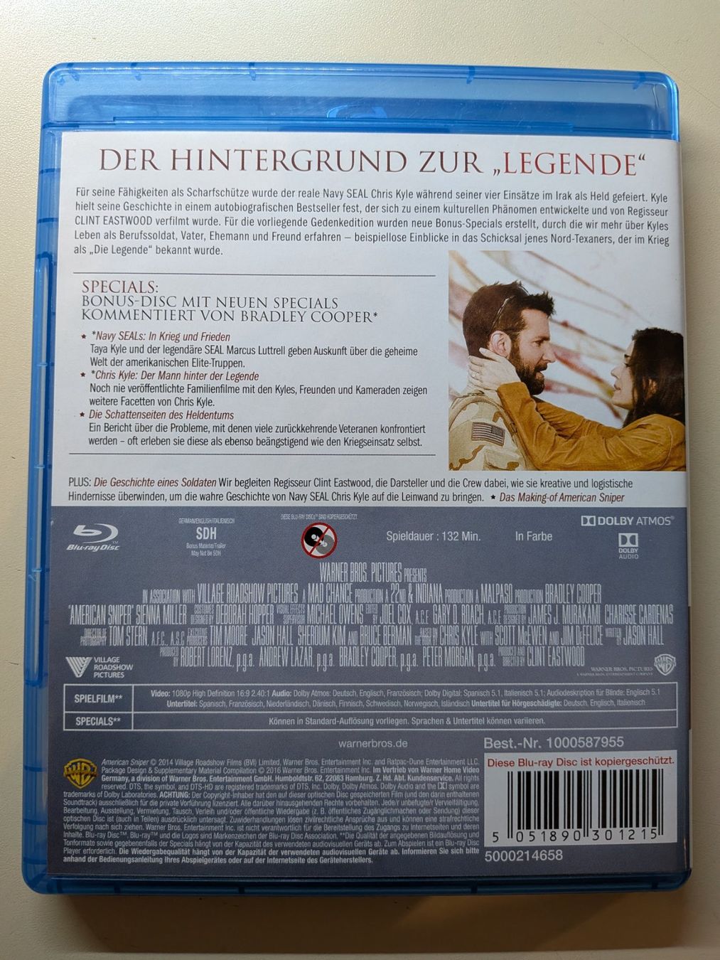 Tutti i DVDs: American Sniper - Special Edition [2 Blu-rays] – Usato da Port venduto da gecotom 1