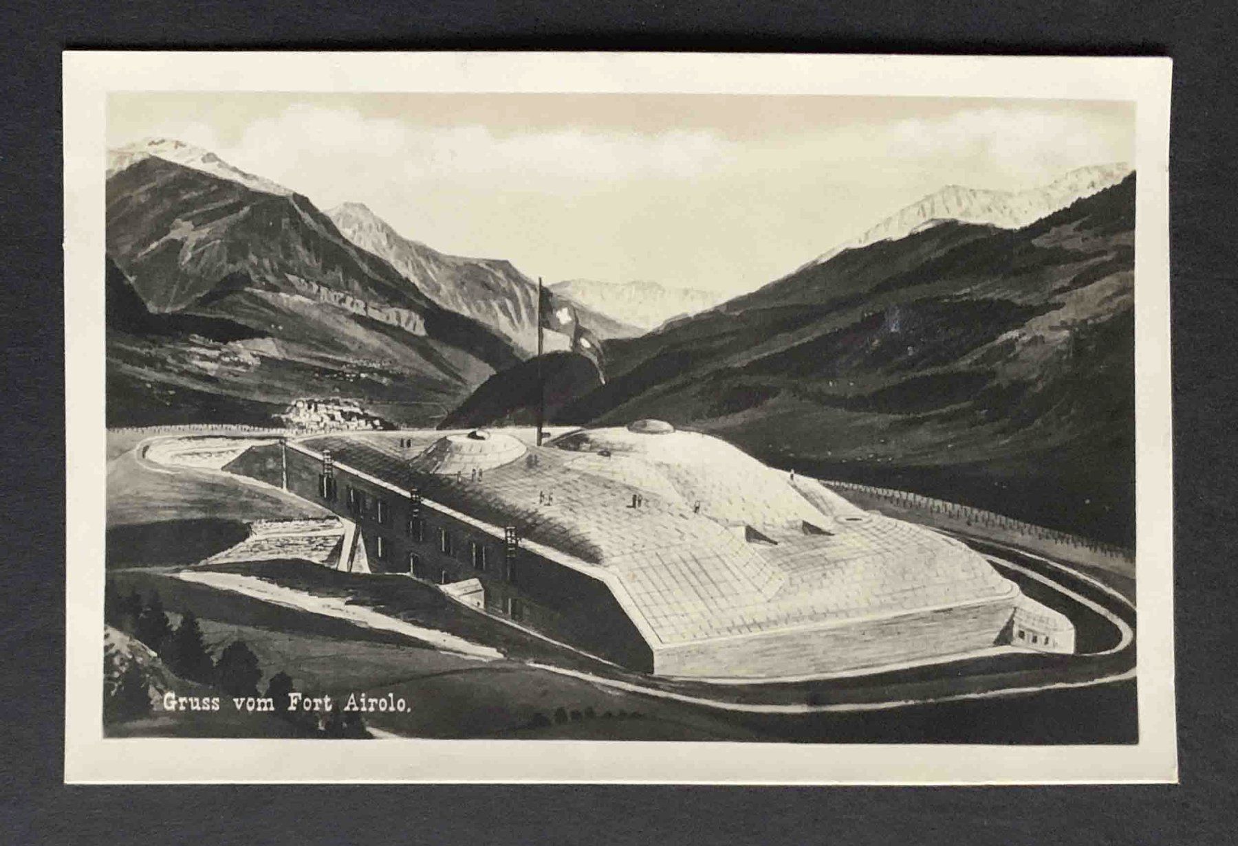 Cartoline postali: AK Gruss vom Fort Airolo – Usato da Goldau venduto da artelier1