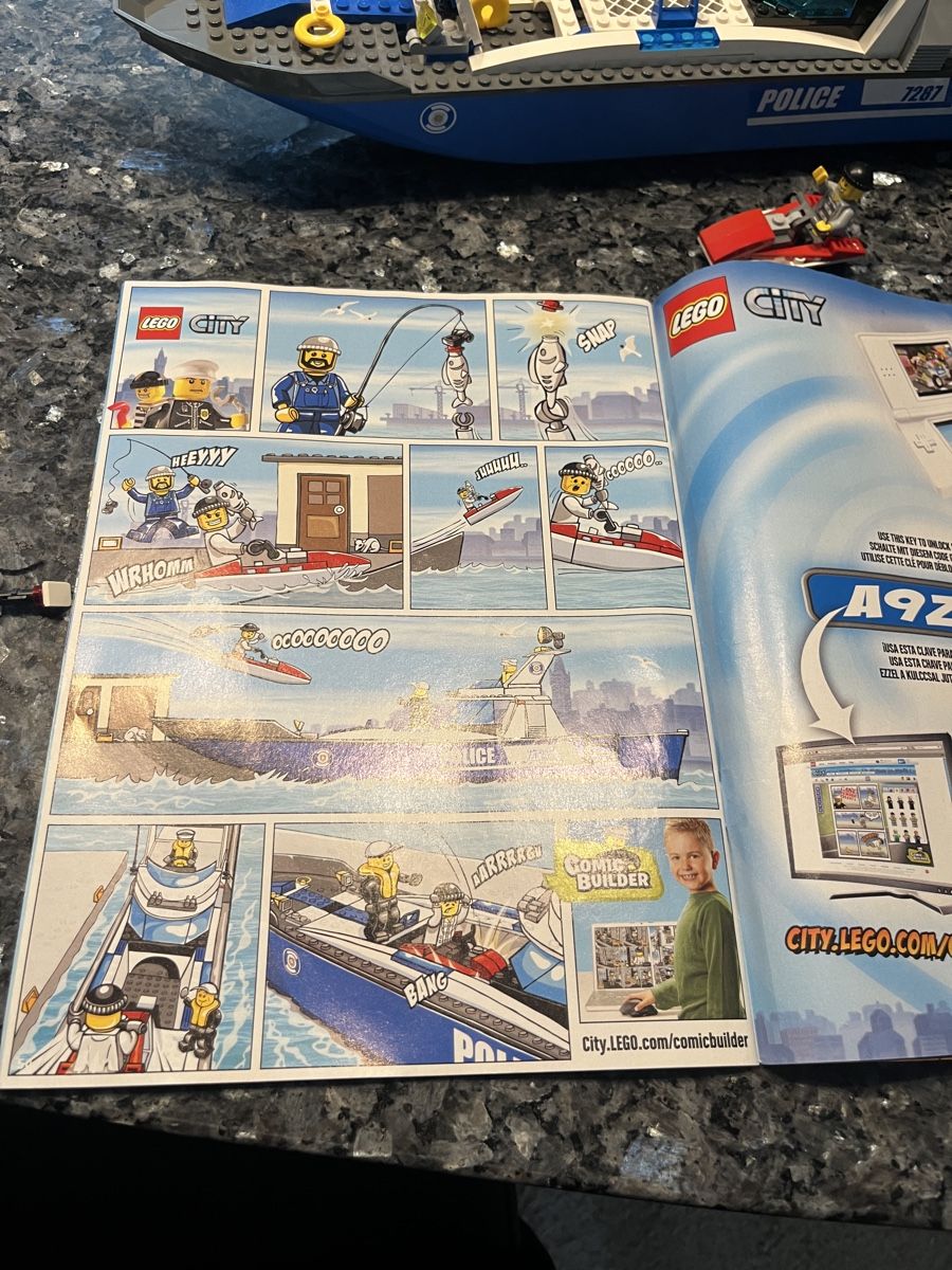 Lego Baukästen: Lego Polizei Schiff komplett. – Gebraucht aus embrach von kialle 3