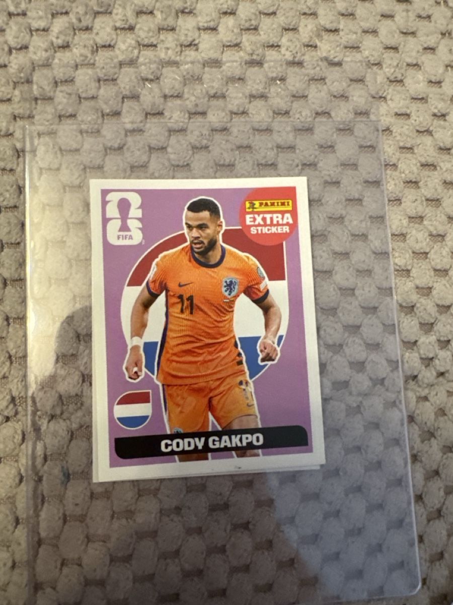 Panini Carte collezionabili: Cody Gakpo extra sticker Neutral – Nuovo (secondo la descrizione) da Baar venduto da pjmaradona