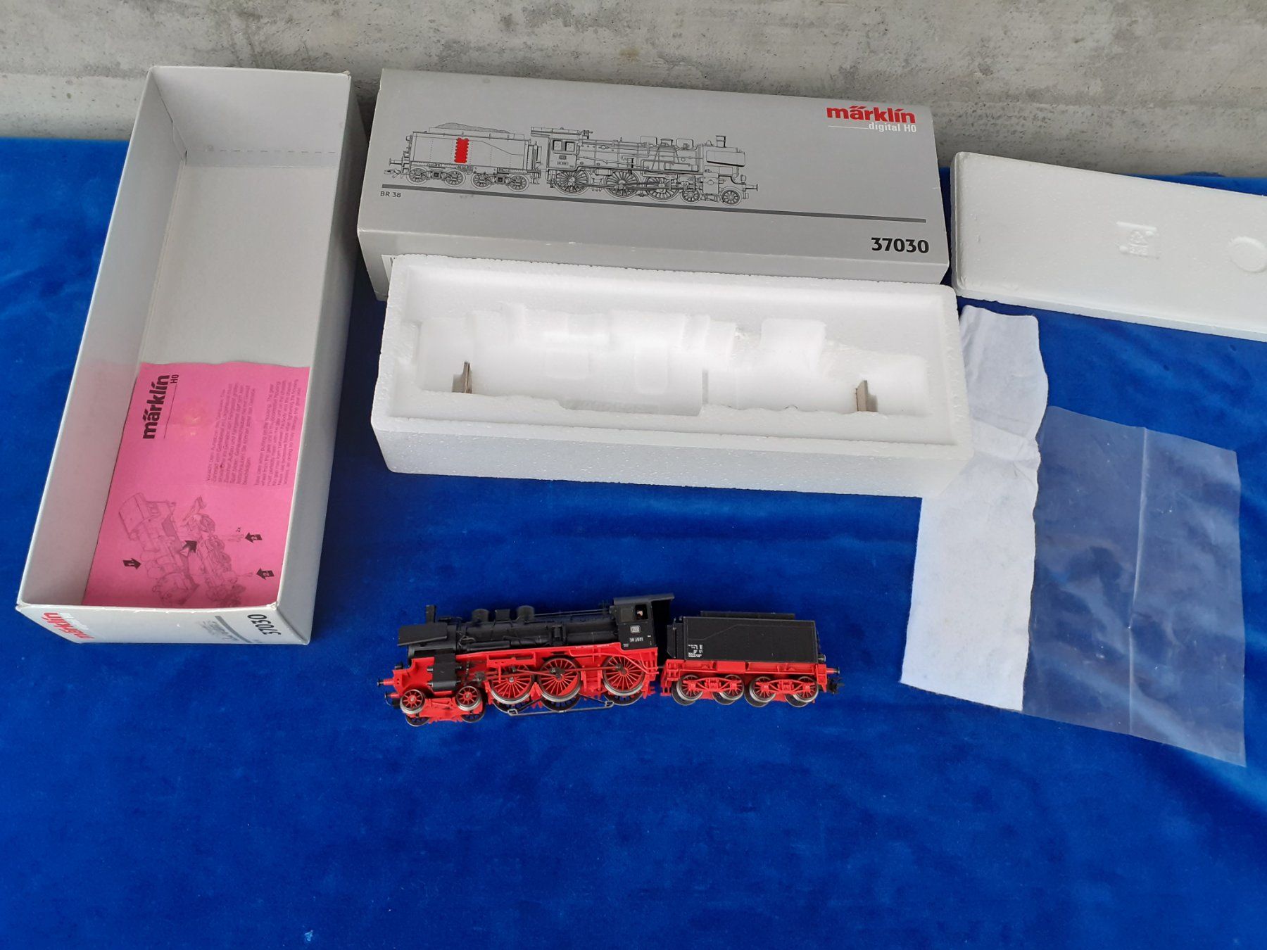Märklin Modellini di ferrovie: MÄRKLIN 37030 H0 BR 38 DB Digital – Nuovo (secondo la descrizione) da Arbedo venduto da aladino666