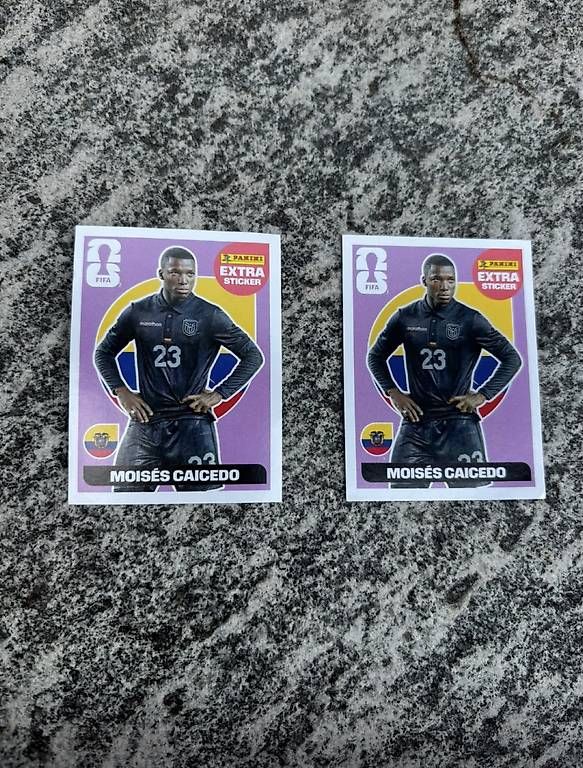 Panini Sammelbilder & Trading cards: Panini Extra Sticker ceicedo 2 mal – Gebraucht aus Zürich von Yvo619