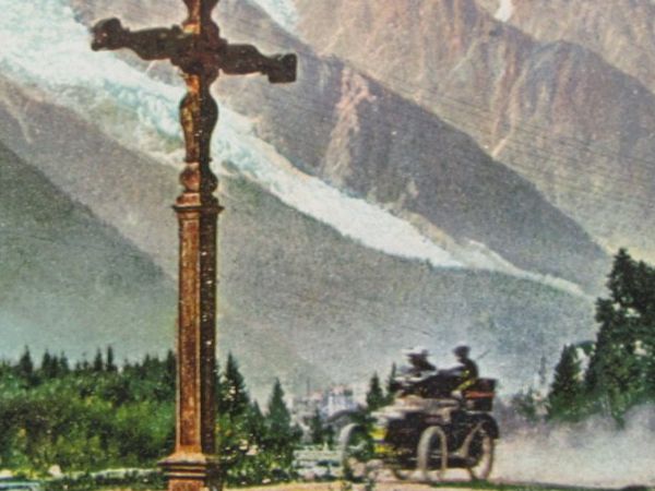 Cartoline postali: AUTO AK OLDTIMER GENEVE 1905 CHAMONIX MONT BLANC – Usato da Ettingen venduto da Hausi4711 1