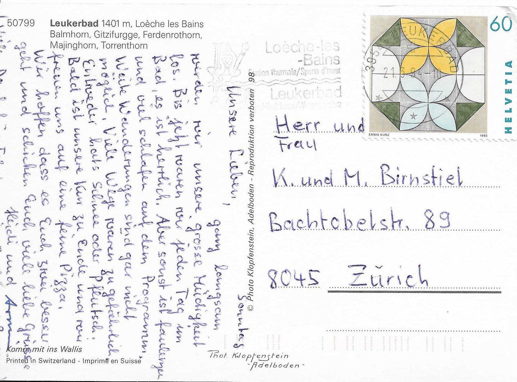 Cartes postales: Leukerbad VS – D'occasion à Rothrist par Stranglehold 1
