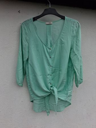 Pull&Bear Bluse mintgrün Grösse L, neuwertig