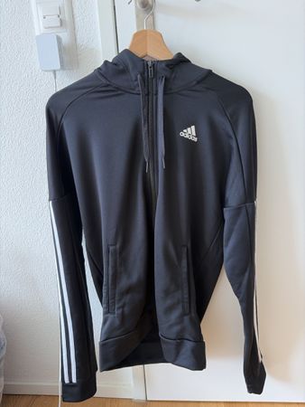Adidas Sportjacke schwarz Grösse S
