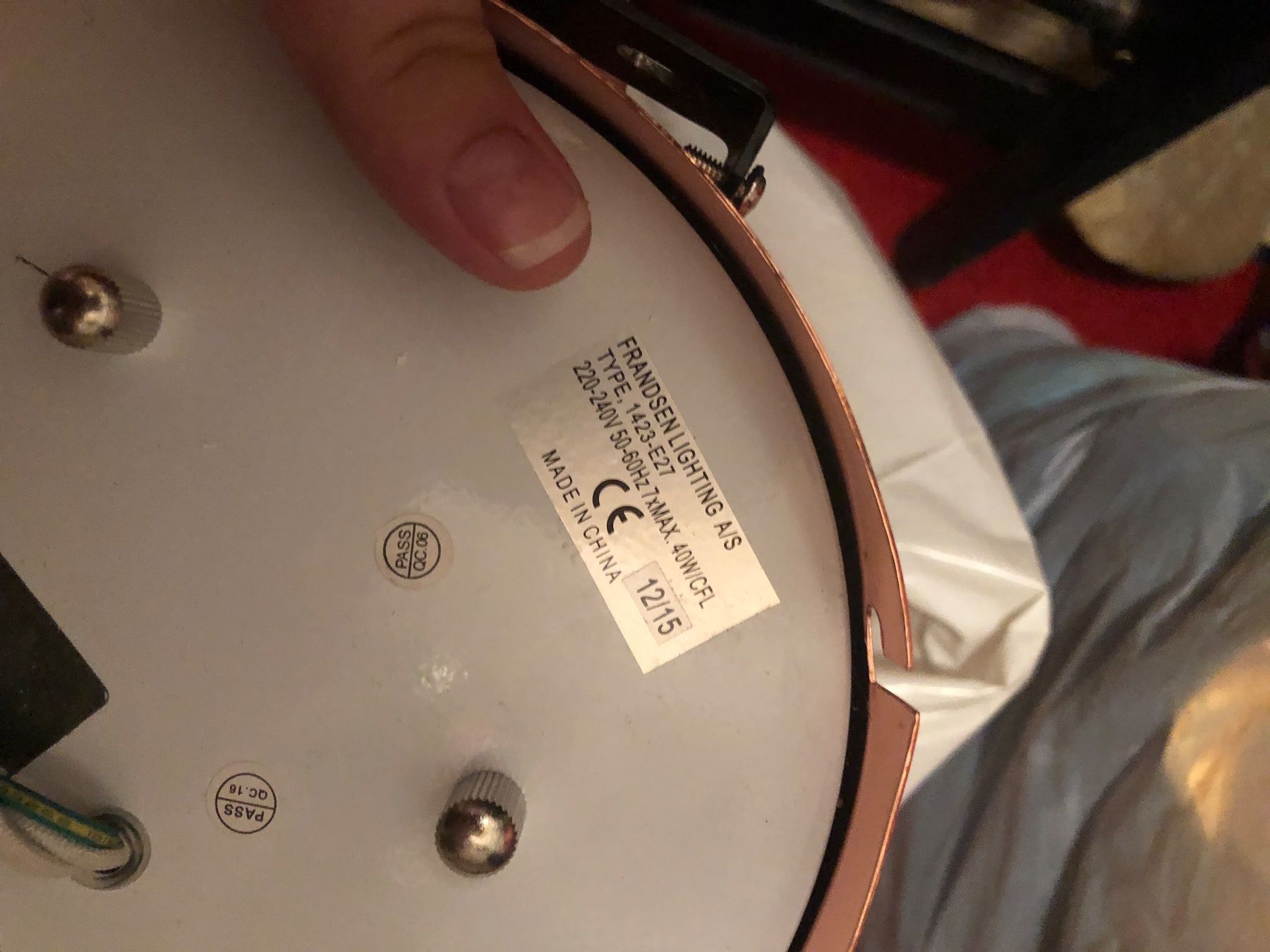 Lampadari & plafoniere: • Grosse Frandsen Hängelampe • – Usato da Basel venduto da mendoza13 3