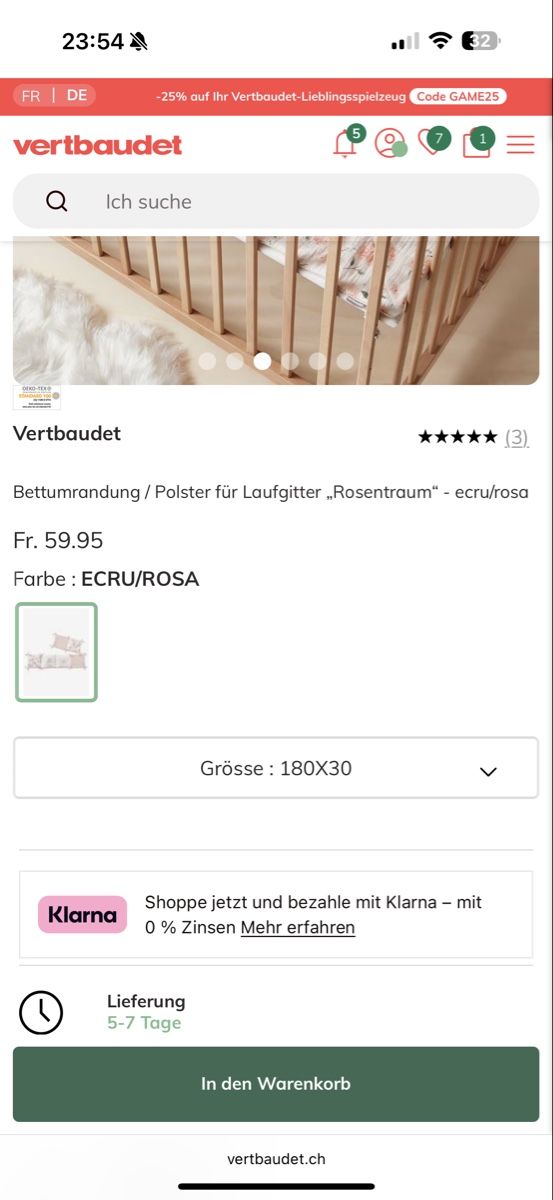 Wippen & Schaukeln: Baby Nestchen/Bettumrandung – Neu (gemäss Beschreibung) aus Mauren von Laura241 2