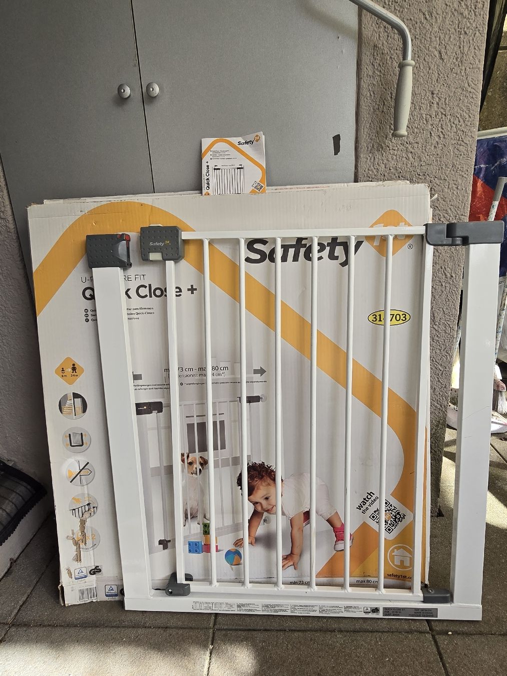 Altro: Safety 1st Quick Close+ Schutzgitter 73-80cm. – Usato da Ehrendingen venduto da AttilaL.