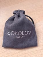 Collier SOKOLOV en argent 925 avec lettre M et diamant ✨