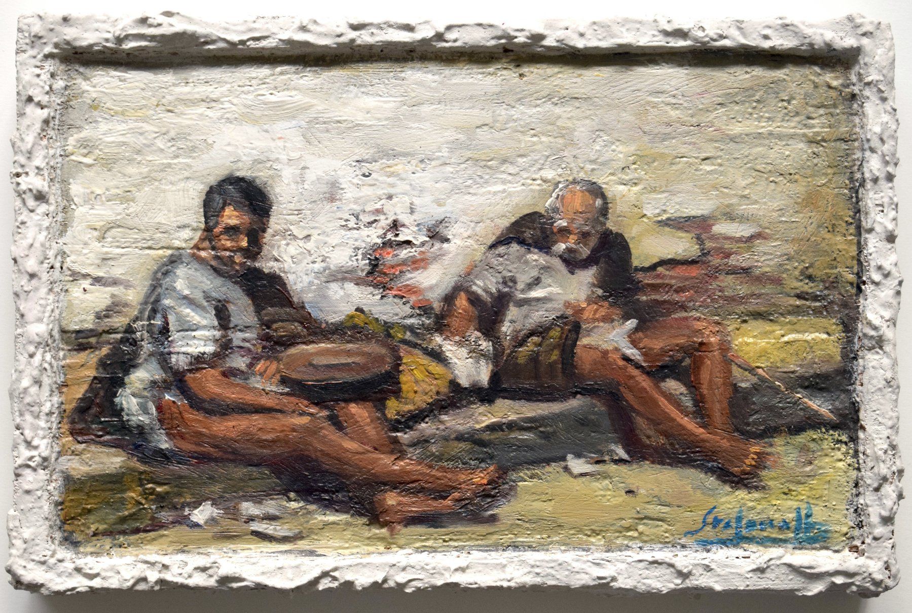 Dipinti: Dimitri Stefanoff Demetrio Ölgemälde Öl expressiv – Usato da Zürich venduto da Kunstvoll
