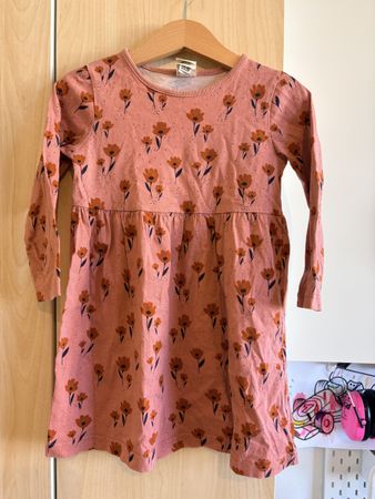 Alana Kleid Blumenmuster rosa Grösse 92 gebraucht