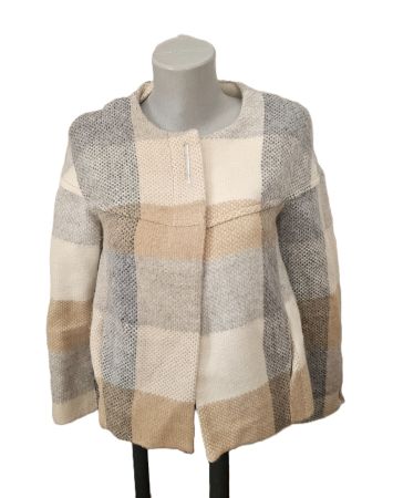 ZARA Basic leichte Jacke mit Wolle Gr. S