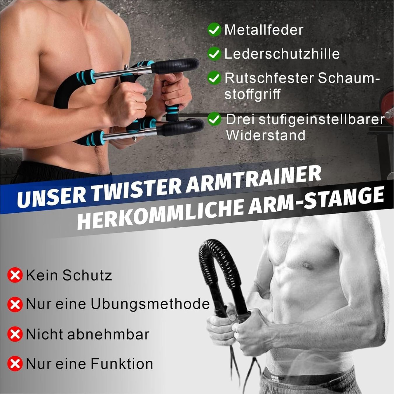 Hometrainer: Armtrainer - Verstellbares Brust & Arm Trainingsgerät – Neu (gemäss Beschreibung) aus Thun von thunshop 4