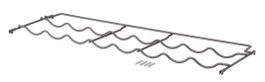IVAR Flaschenbord, grau, 83x30 cm