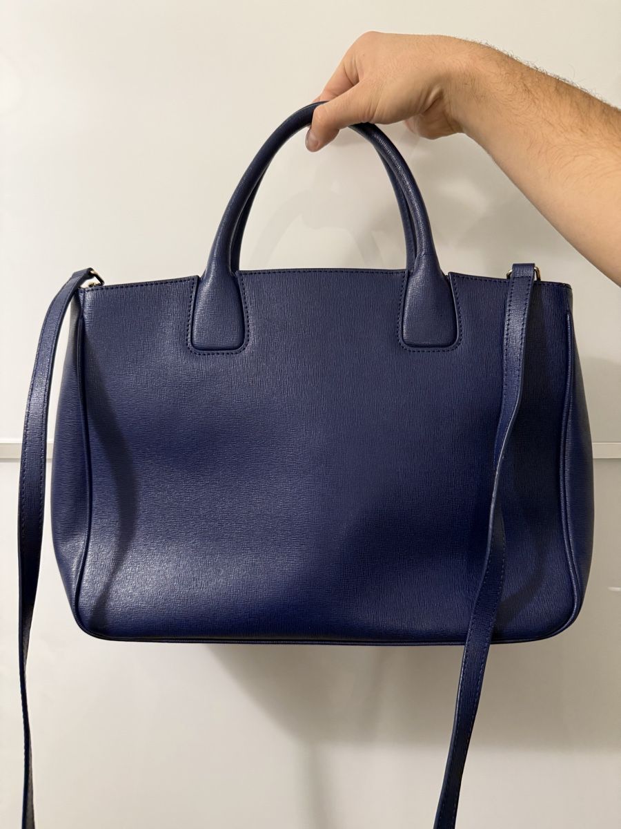 Furla Borse da donna: Furla Handtasche Leder blau – Nuovo (secondo la descrizione) da Herisau venduto da ogkosta 1
