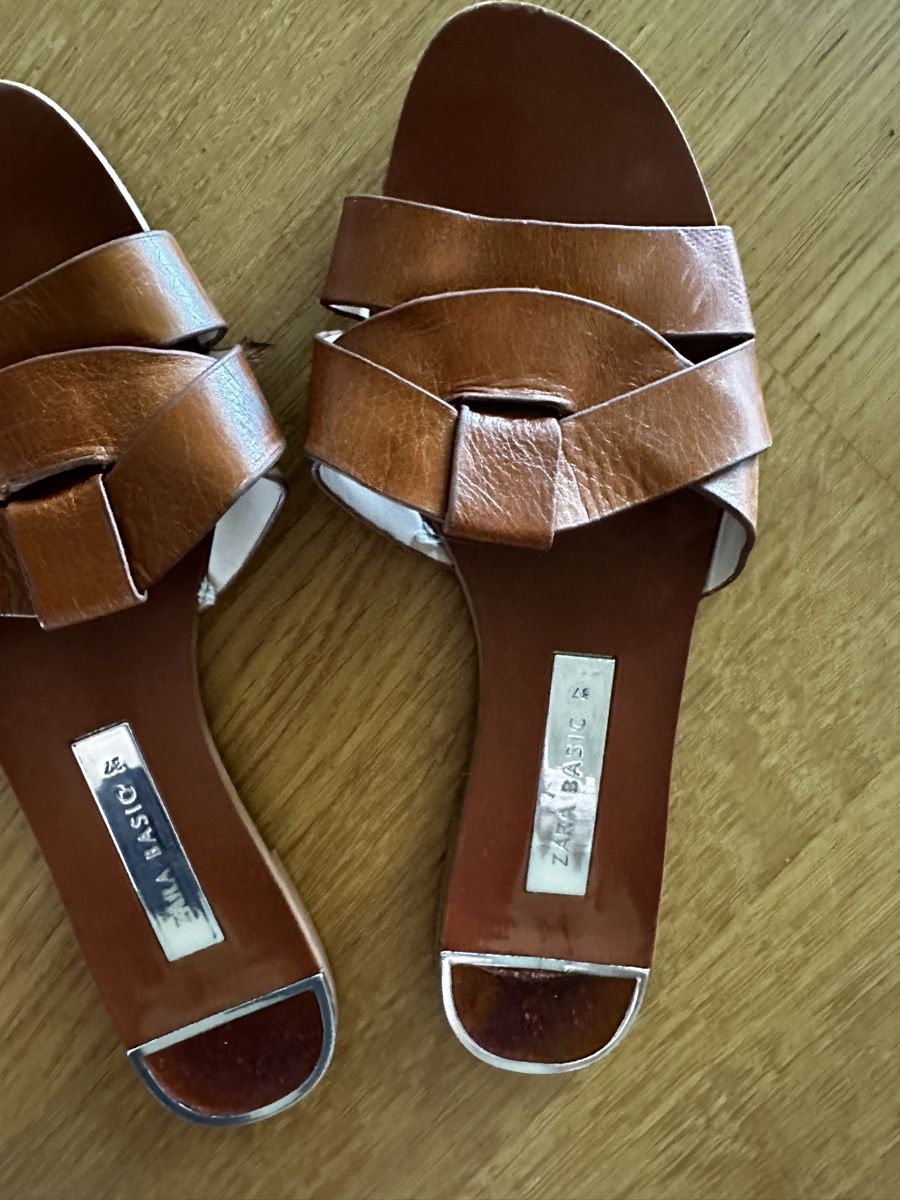 Zara Scarpe da donna: Mules aus Leder  Zara Grösse 37 – Usato da Bern venduto da Tana31 2