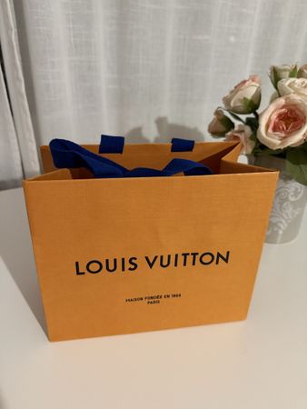 Louis Vuitton Papiertragetasche orange guter Zustand