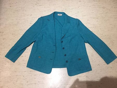 Azur-blauer Damenblazer (42)