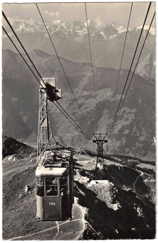 Cartoline postali: Verbier - Luftseilbahn Attelas – Usato da Binningen venduto da Mountainrider