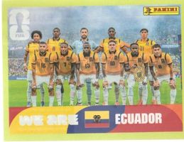 FIFA WORLD CUP 2026 Panini Sticker ECU 13 WE ARE EQUADOR