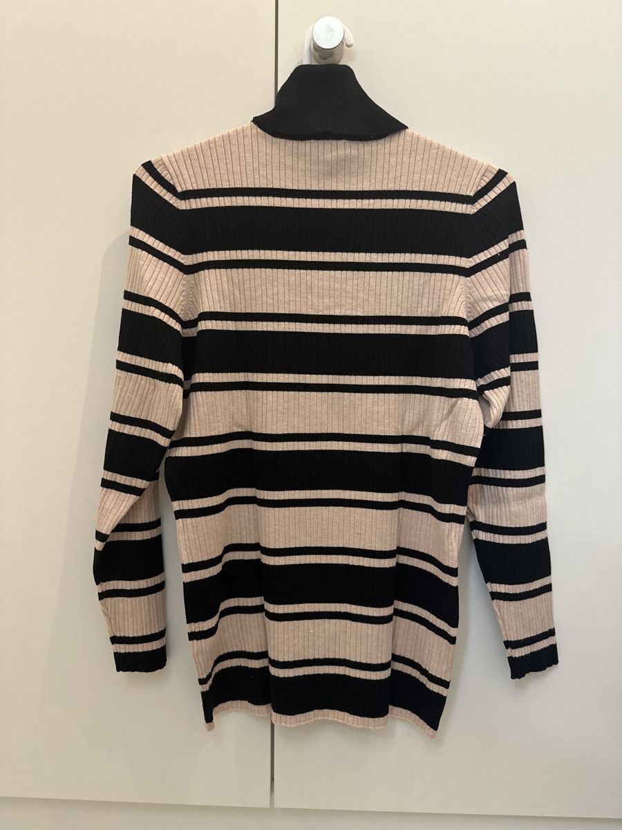 C&A Pullover & Sweatshirts: Gestreifter Rollkragenpullover, Gr. L – Gebraucht aus Buus von 2019dp 3