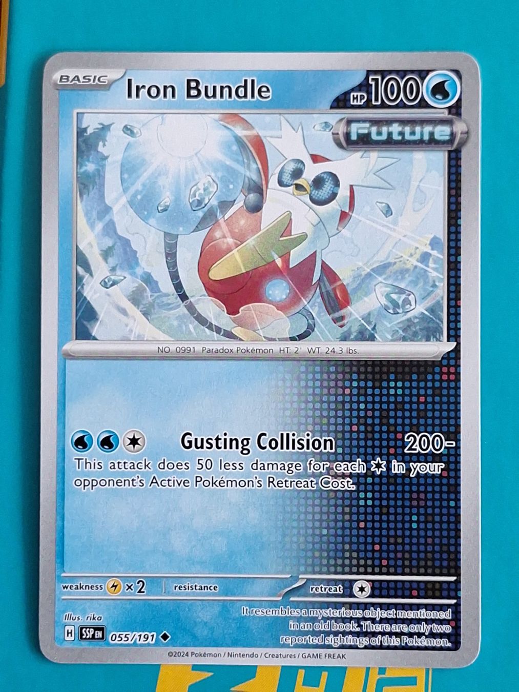 Pokémon Carte collezionabili: Iron Bundle - Pokemon Surging Sparks – Usato da Altstätten SG venduto da GGsGameshop