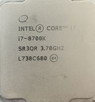 1×Intel Core i7-8700K 3.70GHz Prozessor