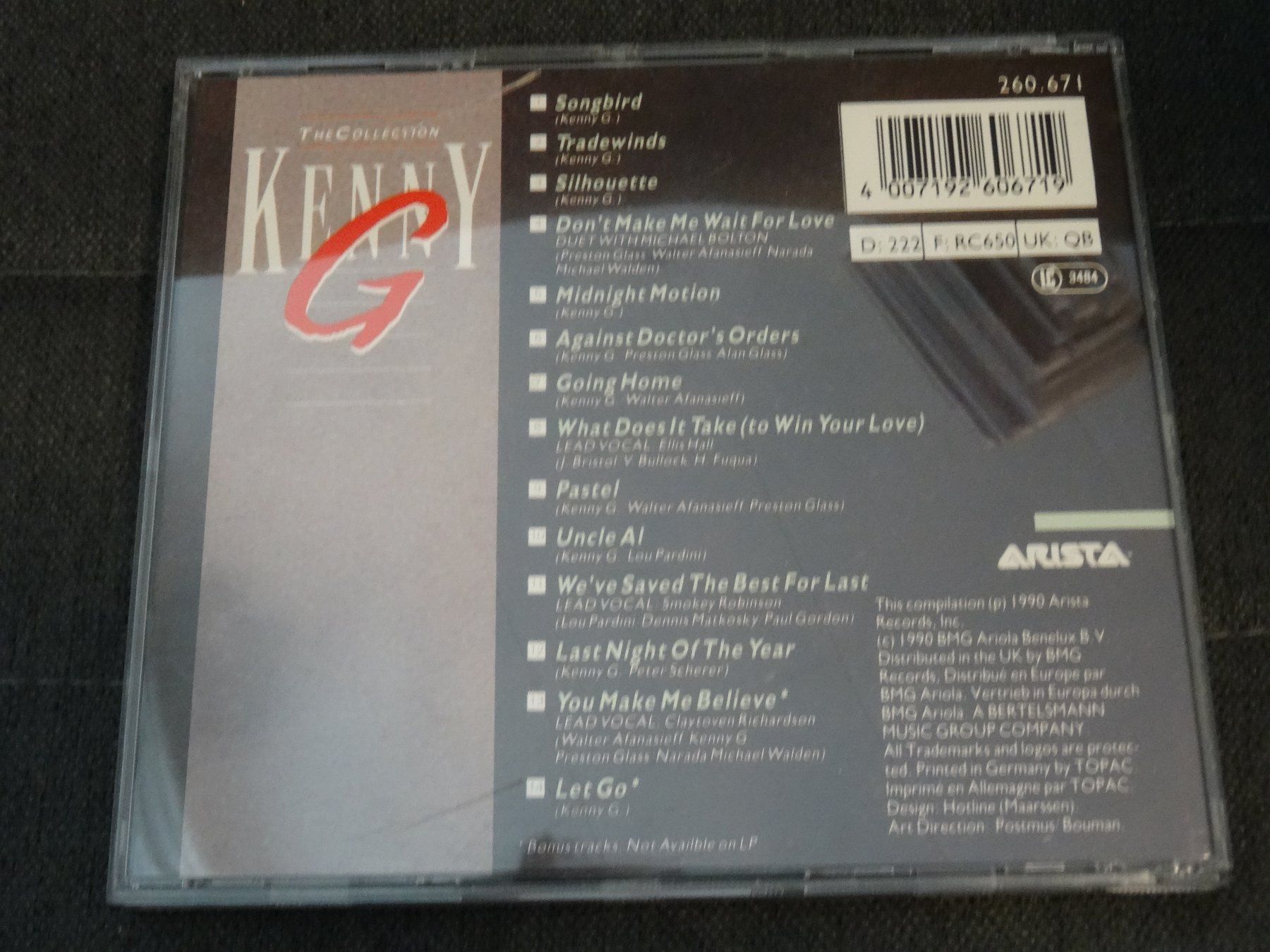 CD: Kenny G - The Collection CD – Usato da Olten venduto da Disc-Ausverkauf 1