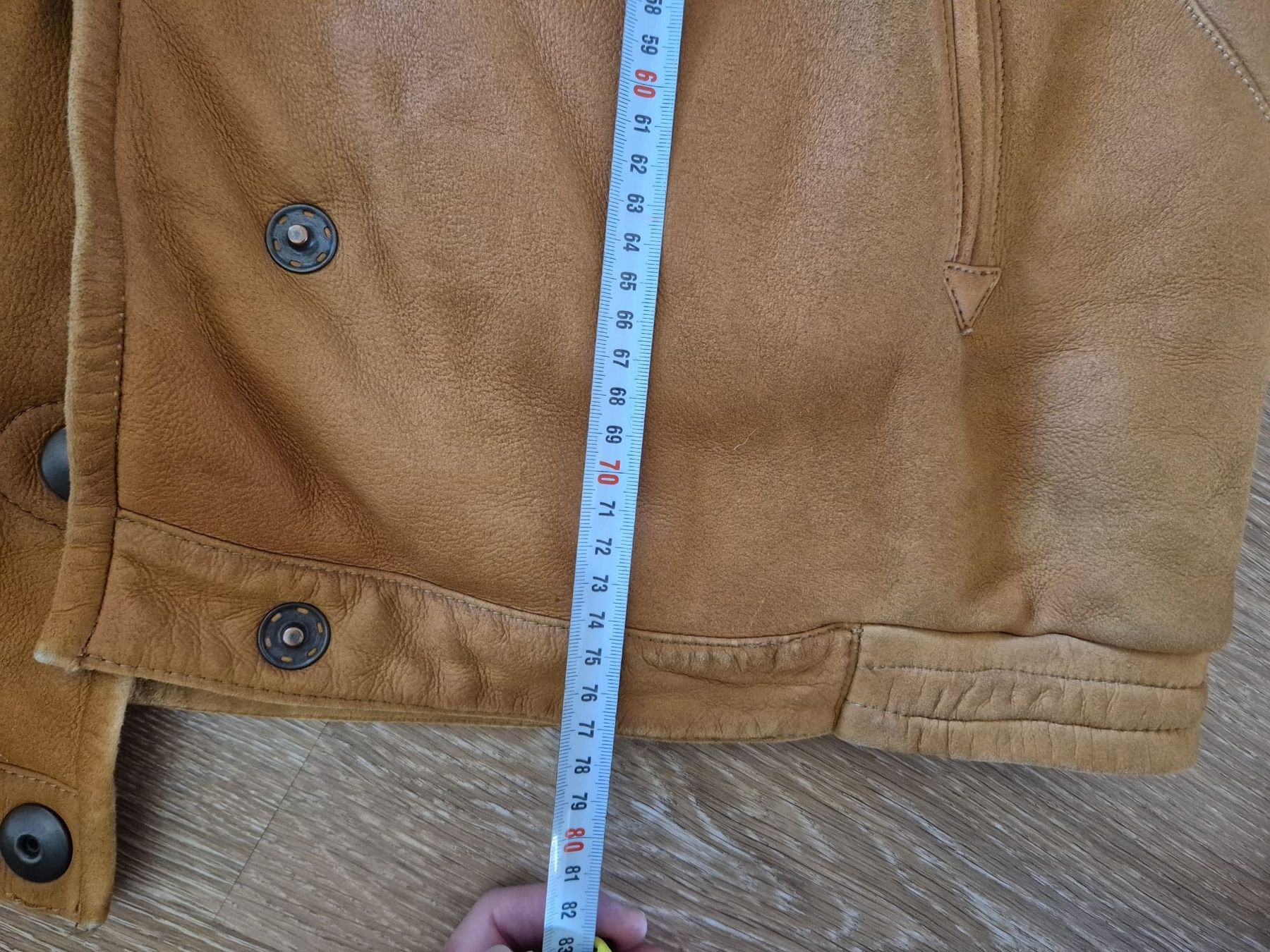 Mäntel: Vintage Shearling Lined Leather Coat Size 40 - Winter – Gebraucht aus Zürich von sha_rxc8 8