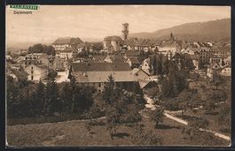AK Delémont, Panorama, 1915