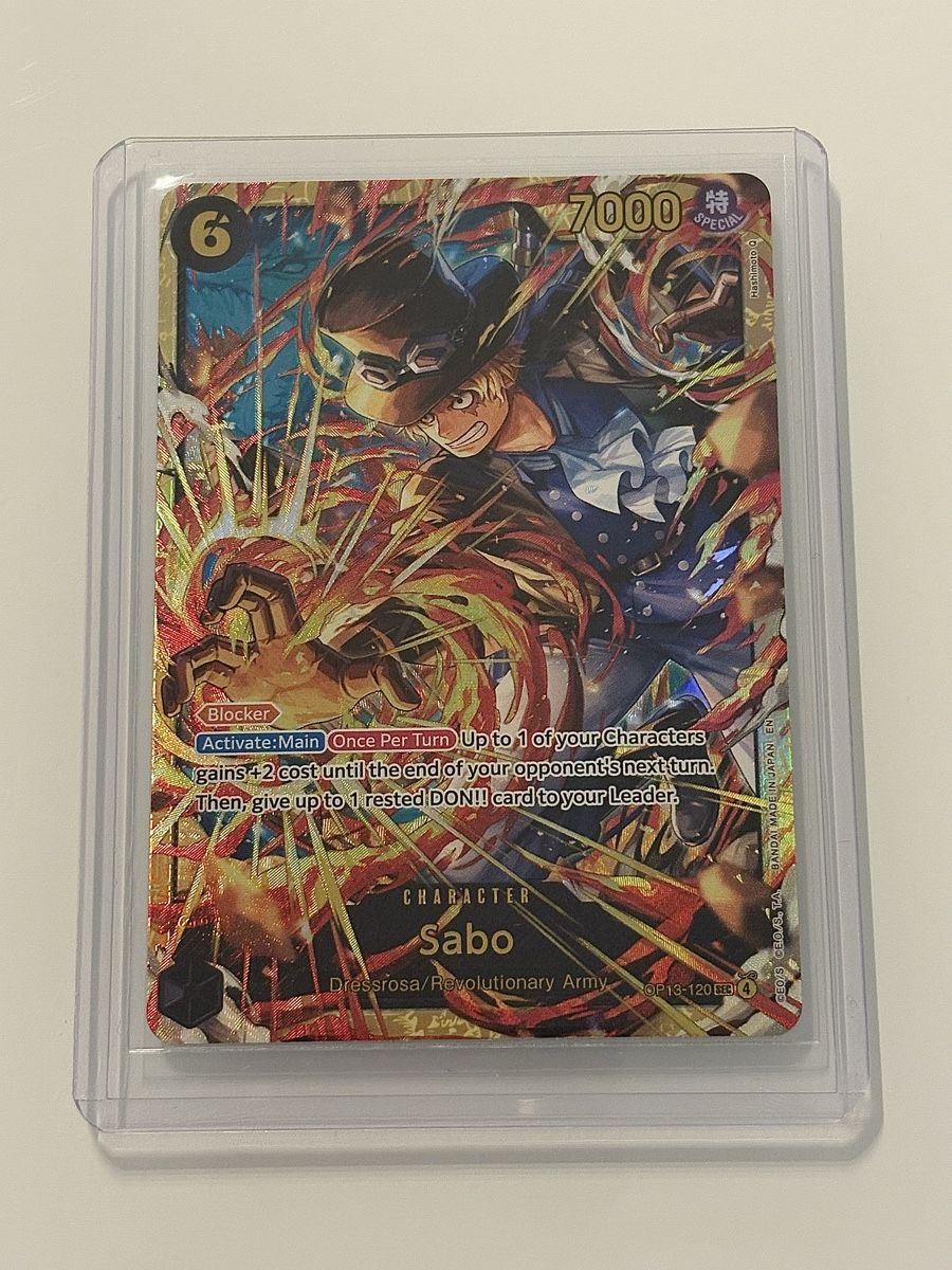 Bandai Sammelbilder & Trading cards: One Piece TCG - Sabo OP13-120 – Neu (gemäss Beschreibung) aus Pieterlen von Mira_o7