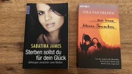 2 Taschenbücher Sabatina James Gila van Delden gebraucht