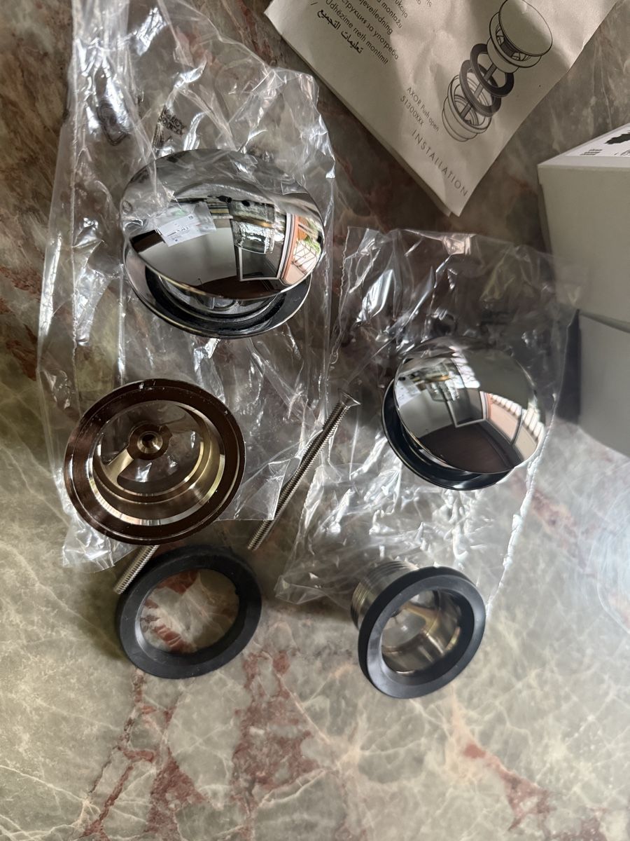 Axor Armaturen: Axor PushOpen Ablaufventile DN32 chrom neu! – Neu und originalverpackt aus Niederglatt ZH von neunzehn82 1