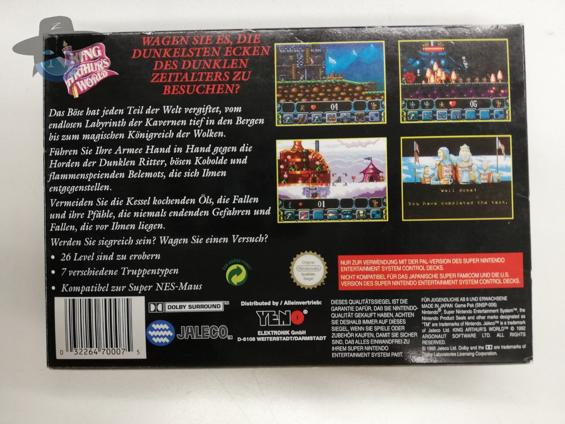 Nintendo Giochi: King Arthurs World / Super Nintendo SNES – Usato da St. Gallen venduto da zorro_dc 1