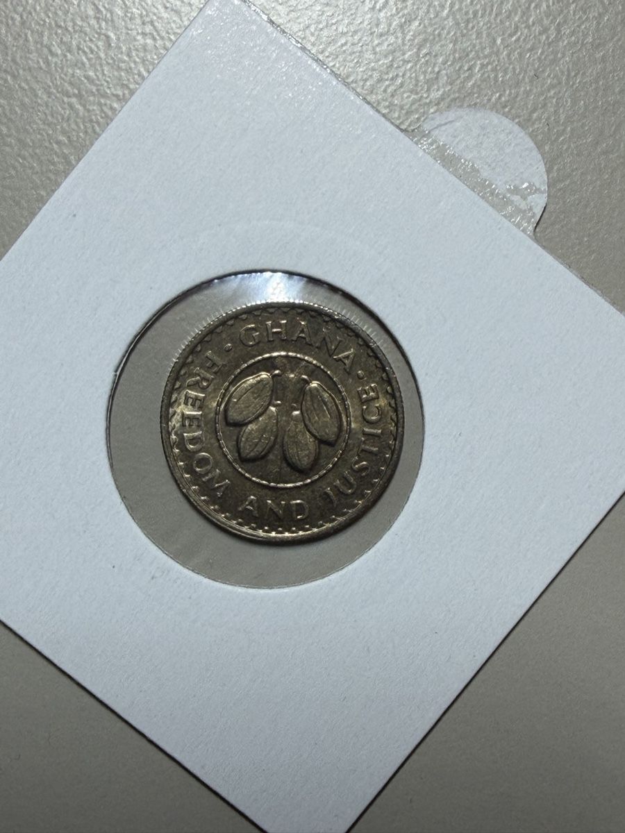 Toutes les monnaies: Ghana - 5 pesewas - 1973 – D'occasion à Payerne par Mike1682 1