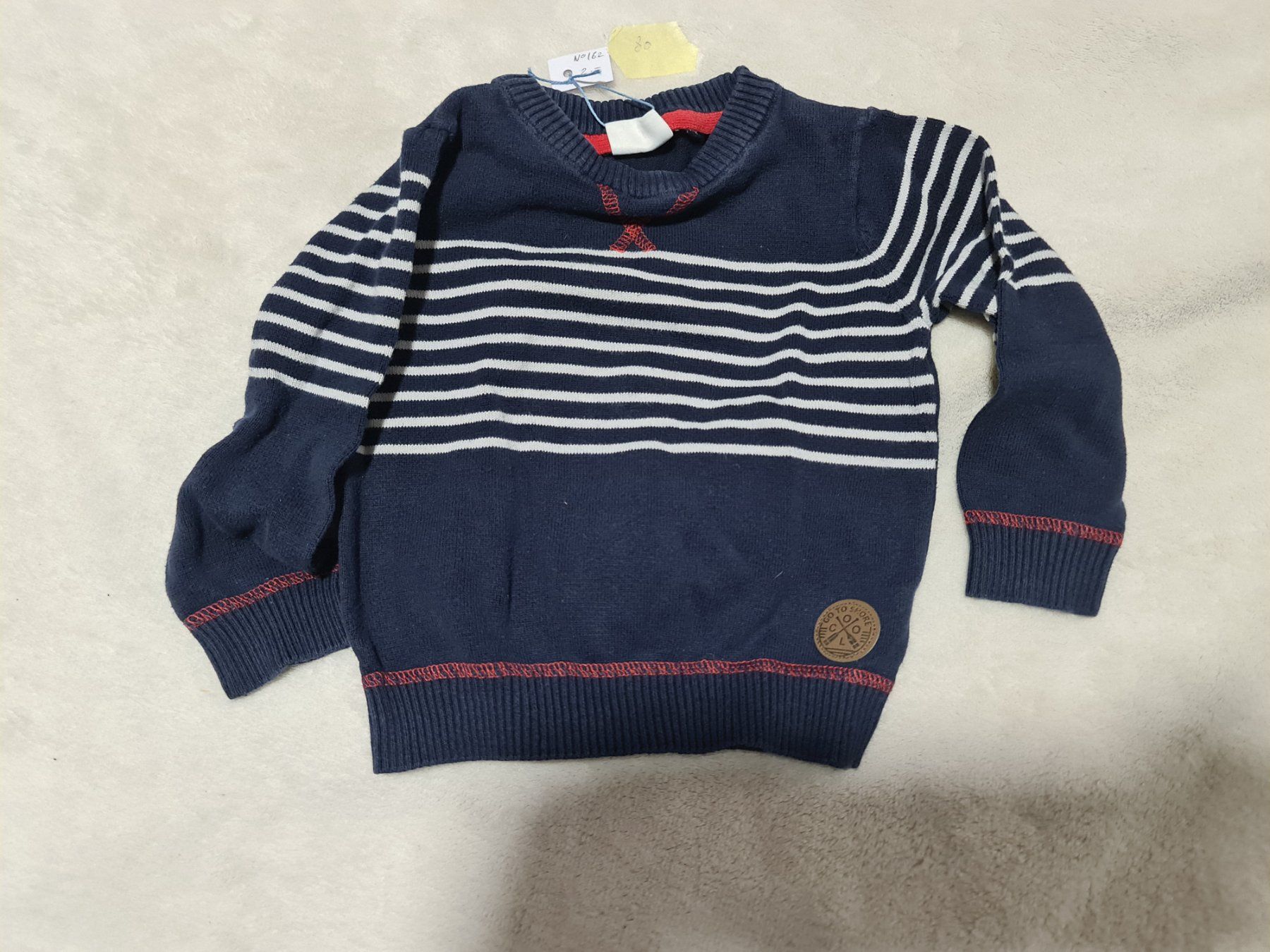 Maglioni & Felpe: Pull bleu rayures taille 80cm – Usato da Orbe venduto da wulfnacht