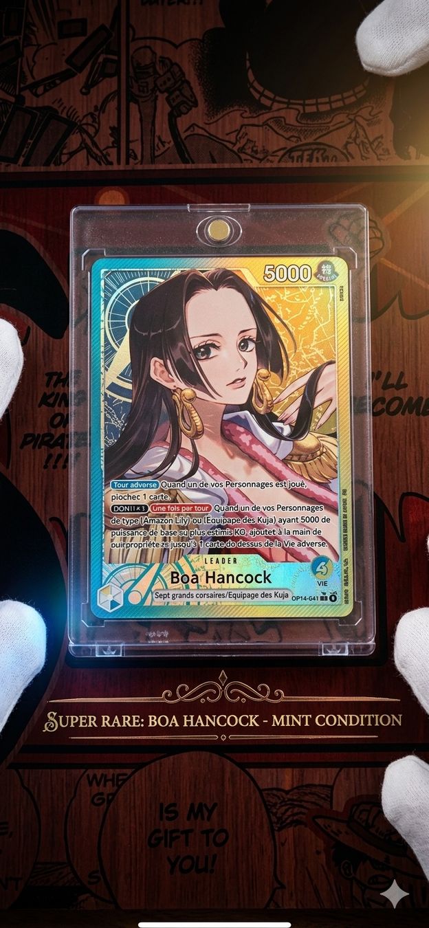 Bandai Carte collezionabili: Boa Hancock Leader Op14-041 FR – Nuovo (secondo la descrizione) da Corminboeuf venduto da Mathieu_273