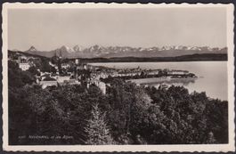1936, s/w AK "Neuchâtel el les Alpes"