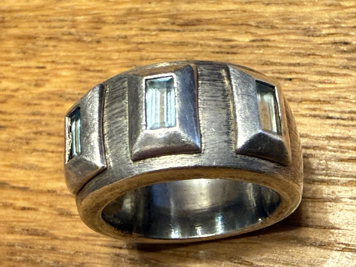 Ringe: Ring Silber mit blauen Steinen  Fingerring Sterling – Gebraucht aus Goldach von Donpancho 1