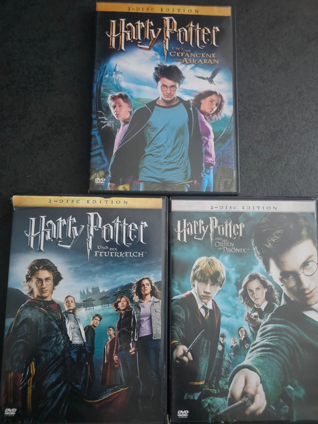 Alle DVDs: Harry Potter DVD Sammlung, Teil 3, 4 und 5 – Gebraucht aus Biberist von ShopSoltan