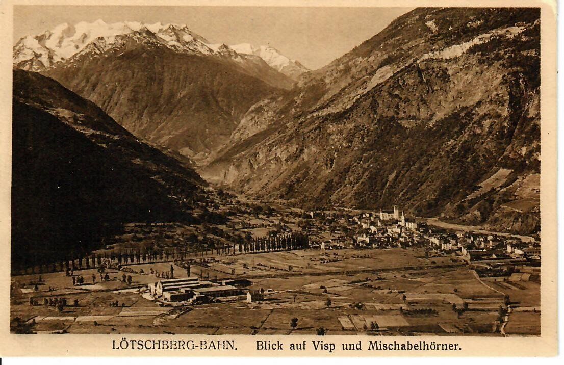 Ansichtskarten: Lötschberg - Bahn – Gebraucht aus Hochdorf von Ziegel-16