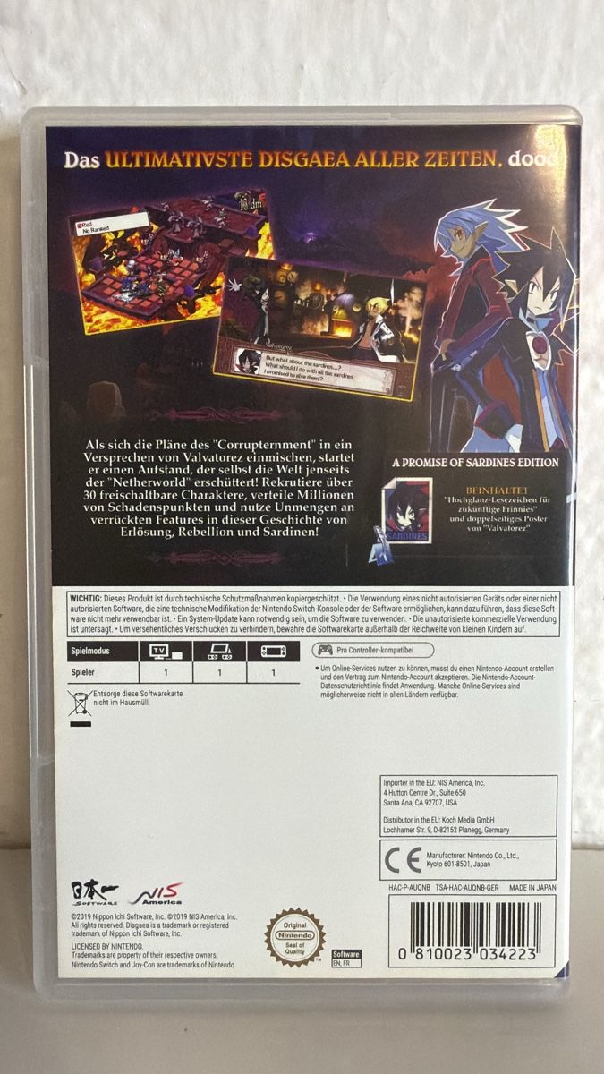 Nintendo Giochi: Disgaea 4 Complete Plus - Nintendo Switch Game – Usato da Ehrendingen venduto da bubulence 1