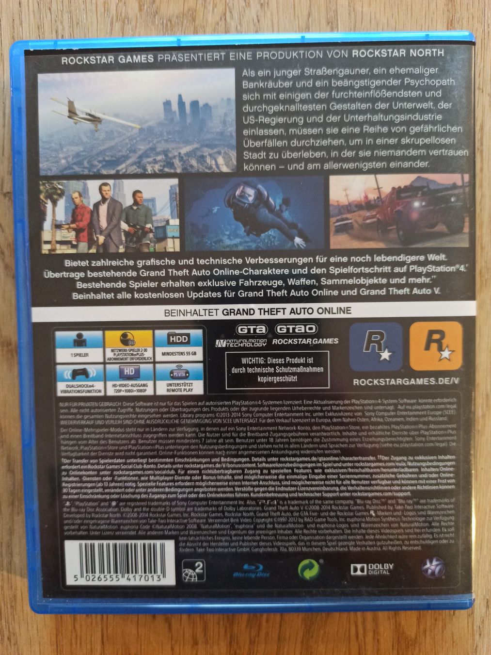 Spiele: Grand Theft Auto 5 - GTA V - PS4 / PS5 – Gebraucht aus Oberweningen von mar_87mx 1
